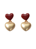 Herz Ohrstecker Frauen Schmuck