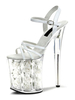 High Heel Sandaletten Weiß Sexy Schuhe Transparente Plattform Offene Zehe Stiletto Heel Sandal Schuhe Für Frauen