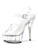 High Heel Sexy Sandalen Weiß PU Leder Peep Toe Sexy Schuhe