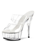 High Heel Sexy Stiletto Sandalen Weiß PU Leder Peep Toe Sexy Schuhe