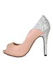 High Heels aus mit Peeptoe-Vorderteilen