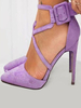High Heels für Frauen Mary Jane Pointed Toe Stiletto Heel Lässige Schnallensandalen