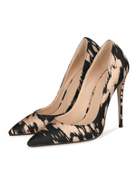 High Heels für Frauen Slip-On Spitzzehen Stiletto Heel Chic Deep Apricot Sexy Pumps