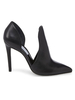 High Heels Slip-On Pointed Stöckelschuhe mit spitzen Zehen und schicken schwarzen Stiletto-Pumps