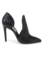 High Heels Slip-On Pointed Stöckelschuhe mit spitzen Zehen und schicken schwarzen Stiletto-Pumps