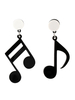 Hinweis Ohrstecker Musik Schmuck Geschenk für Sänger