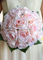 Hochzeit Blumenstrauß mit Hellrosa