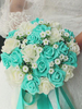 Hochzeit Brautstrauß rund für Hochzeit Ethylen