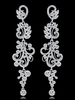 Hochzeit Anweisung Ohrringe Strass Frauen durchbohrt Brautschmuck