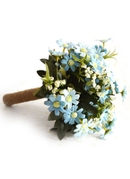 Hochzeit Blume Blumenstrauß Seidenblumen handgebundene Brautstrauß