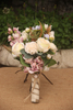 Hochzeit Blumen Blumenstrauß Hand gebunden Bögen Jeweled Braut Seidenblumen