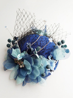 Hochzeit Fascinator Hut Blumen Royal Vintage Kopfschmuck Braut Haarschmuck