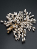 Hochzeit Haar Clip Gold Kopfschmuck Strass Kristall Perlen Legierung Braut Haarschmuck