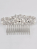 Hochzeit Haar Kämme Perlen Kopfschmuck Silber Strass Perlen Braut Haar Zubehör