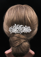 Hochzeit Haar kämmt Nachahmungen von Perlen Strass Braut Haarschmuck