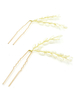 Hochzeit Haar Pins Weizen geformte Perle Braut Kopfbedeckungen