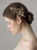 Hochzeit Haarspange Gold Headpieces Braut Haarschmuck