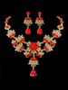 Hochzeit Halsketten Red Heart Shaped Strass Hochzeit Halskette