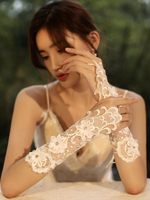 Hochzeit Handschuhe Fingerlose Handschuhe Kurz Accessory Tüll Brauthandschuhe