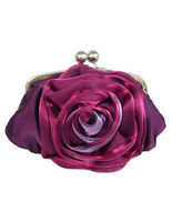 Hochzeit Handtasche für die Braut klein mit Rüschen Polyester
