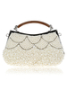Hochzeit Handtaschen Hochzeit Kupplungsbeutel Perlen Weiß Hochzeitszubehör
