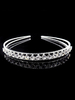 Hochzeit Headpieces Stirnband Silber Strass Braut Haarschmuck