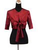 Hochzeit Jackett mit Schleife in Rot
