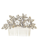 Hochzeit Kamm Strass Kopfschmuck Perlen Licht Gold Braut Haarschmuck
