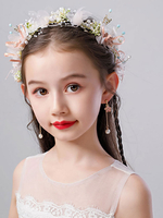 Hochzeit Kopfbedeckung Kopfbedeckung Baumwollmischung Flowergirl Haarschmuck
