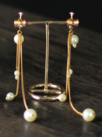 Hochzeit Kopfbedeckungen Kopfbedeckung Perlenohrringe Haarschmuck für die Braut
