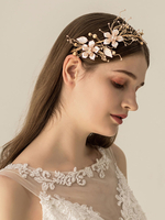 Hochzeit Kopfbedeckungen Kopfbedeckungen Blume Metall Braut Haarschmuck
