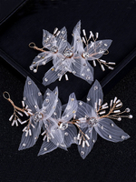 Hochzeit Kopfbedeckungen Kopfbedeckungen Blume Metall Braut Haarschmuck