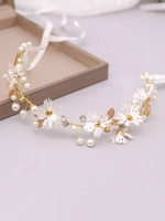 Hochzeit Kopfbedeckungen Kopfbedeckungen Perle Metall Braut Haarschmuck