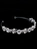 Hochzeit Kopfbedeckungen Silber Stirnband Strass Braut Haarschmuck