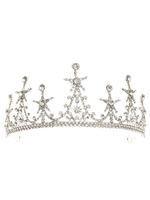 Hochzeit Kopfbedeckungen Tiara Metall Haarschmuck für die Braut