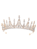 Hochzeit Kopfbedeckungen Tiara Metall Strass Haar Zubehör für die Braut
