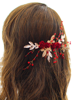 Hochzeit Kopfschmuck überzogene Braut Haarschmuck