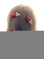 Hochzeit Kopfschmuck überzogene Braut Haarschmuck
