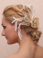 Hochzeit Kopfschmuck Feder Braut Haarschmuck