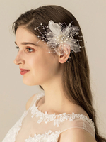 Hochzeit Kopfschmuck Feder Metall Braut Haarschmuck