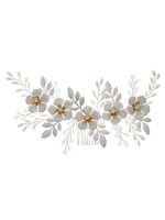 Hochzeit Kopfschmuck Handgemachte Blume Kopfbedeckung Metall Haarschmuck für die Braut