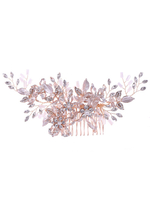 Hochzeit Kopfschmuck Kamm Blume Metall Haarschmuck für die Braut