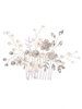 Hochzeit Kopfschmuck Kamm Imitataion Perlen-Weinlese-Metallhaar-Accessoires für die Braut