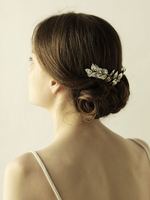 Hochzeit Kopfschmuck Kamm Metall Haarschmuck für die Braut