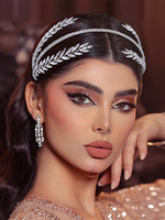 Hochzeit Kopfschmuck Kopfbedeckung Strass Braut Haarschmuck