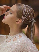 Hochzeit Kopfschmuck Kopfbedeckung Strass Braut Haarschmuck