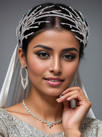 Hochzeit Kopfschmuck Kopfbedeckung Strass Haarschmuck für die Braut