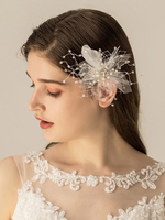 Hochzeit Kopfschmuck Kopfbedeckung Zubehör Feder Metall Brauthaar-Zusätze
