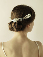 Hochzeit Kopfschmuck Stirnband Kupfer Braut Haarschmuck