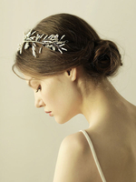Hochzeit Kopfschmuck Stirnband Metall Strass Braut Haarschmuck